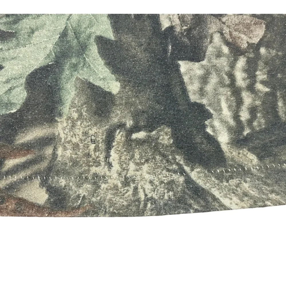 Vintage 90s Ranger 2XL RealTree Advantage Timber Camo Henley USA - Picture 10 of 12